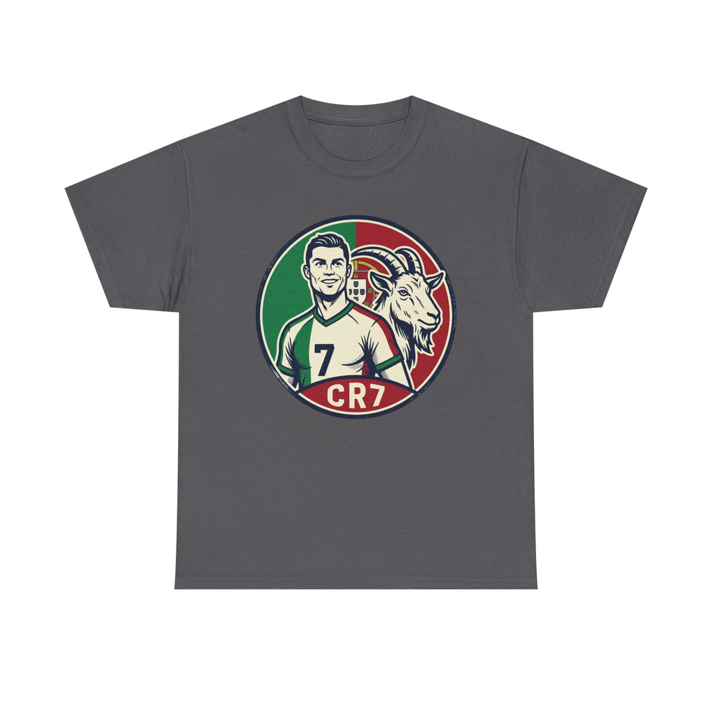 CR7 Portugal Soccer Tee — Cristiano Ronaldo Goat Graphic Jersey Shirt