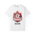 Unisex Canada National Soccer Garment-Dyed T-shirt