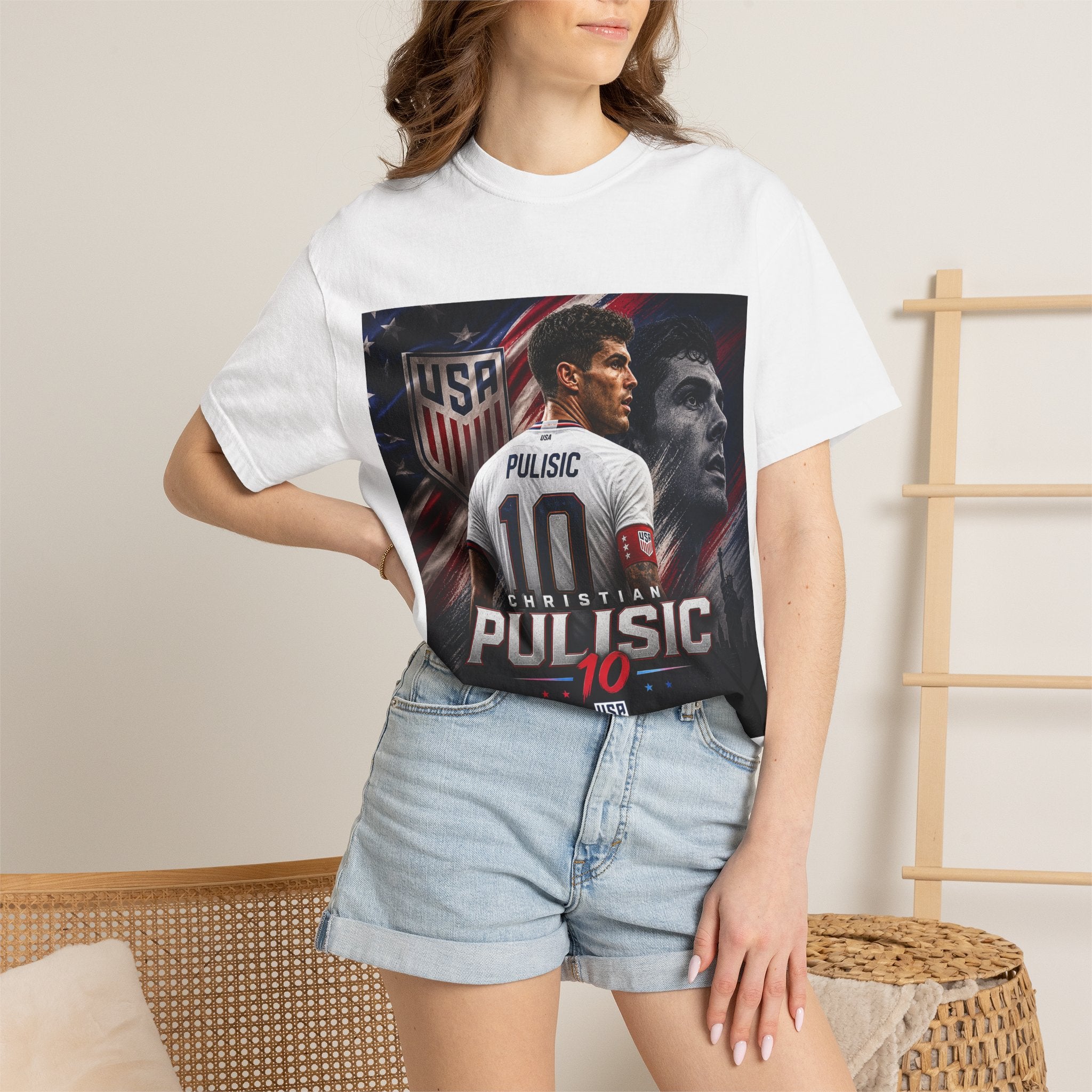 Unisex Christian Pulisic Garment-Dyed T-shirt