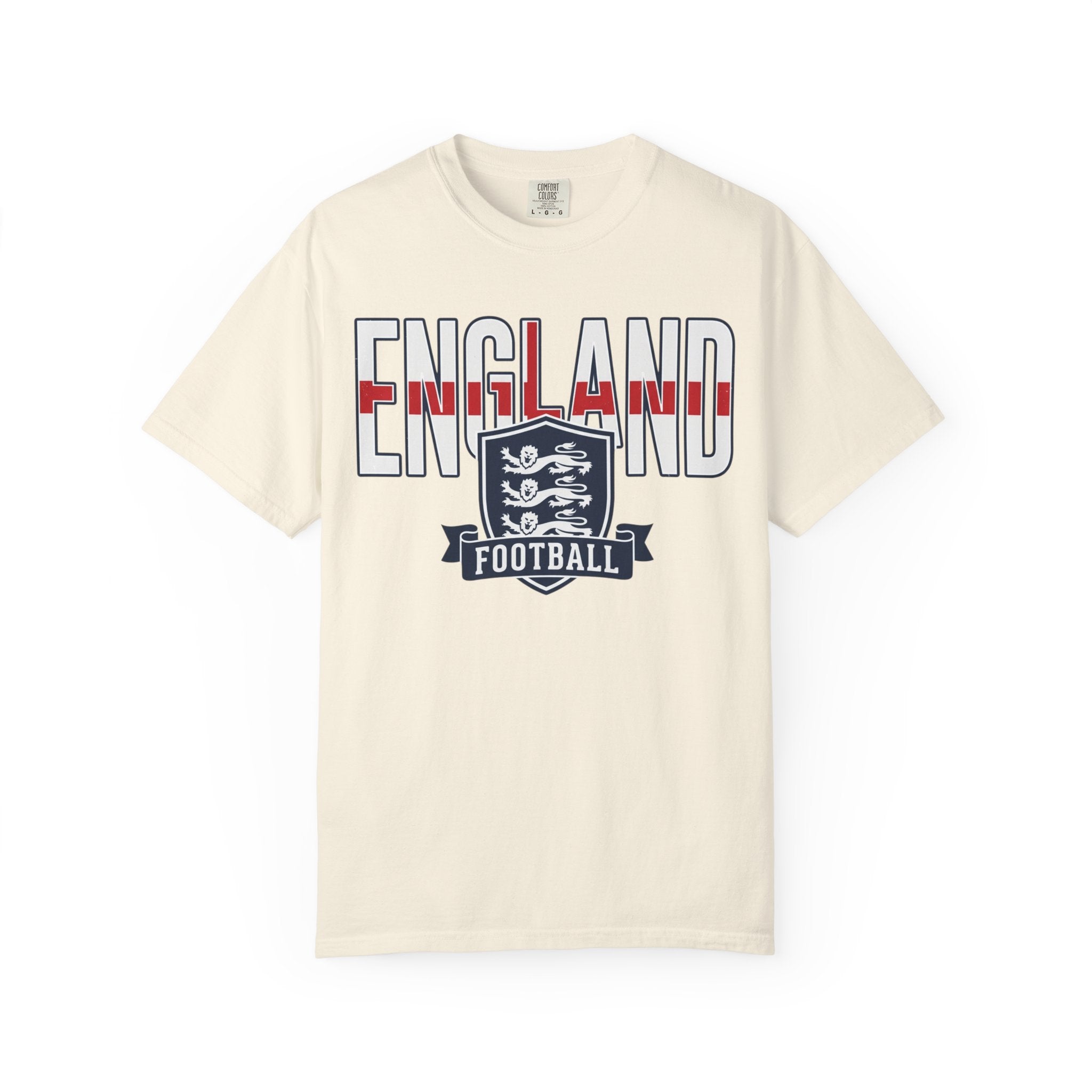 Unisex England Football / Soccer Garment-Dyed T-shirt