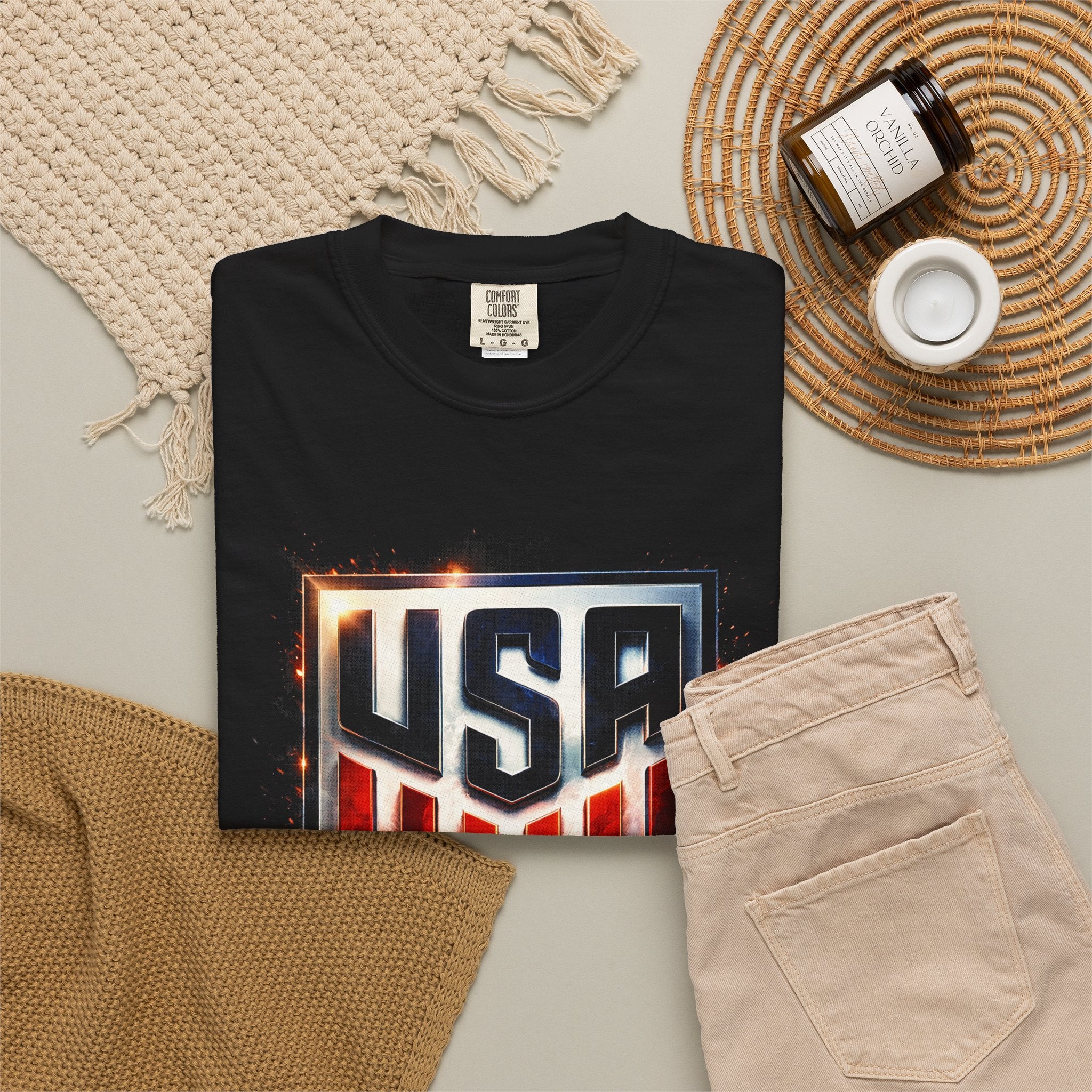 Unisex Garment-Dyed T-shirt USA