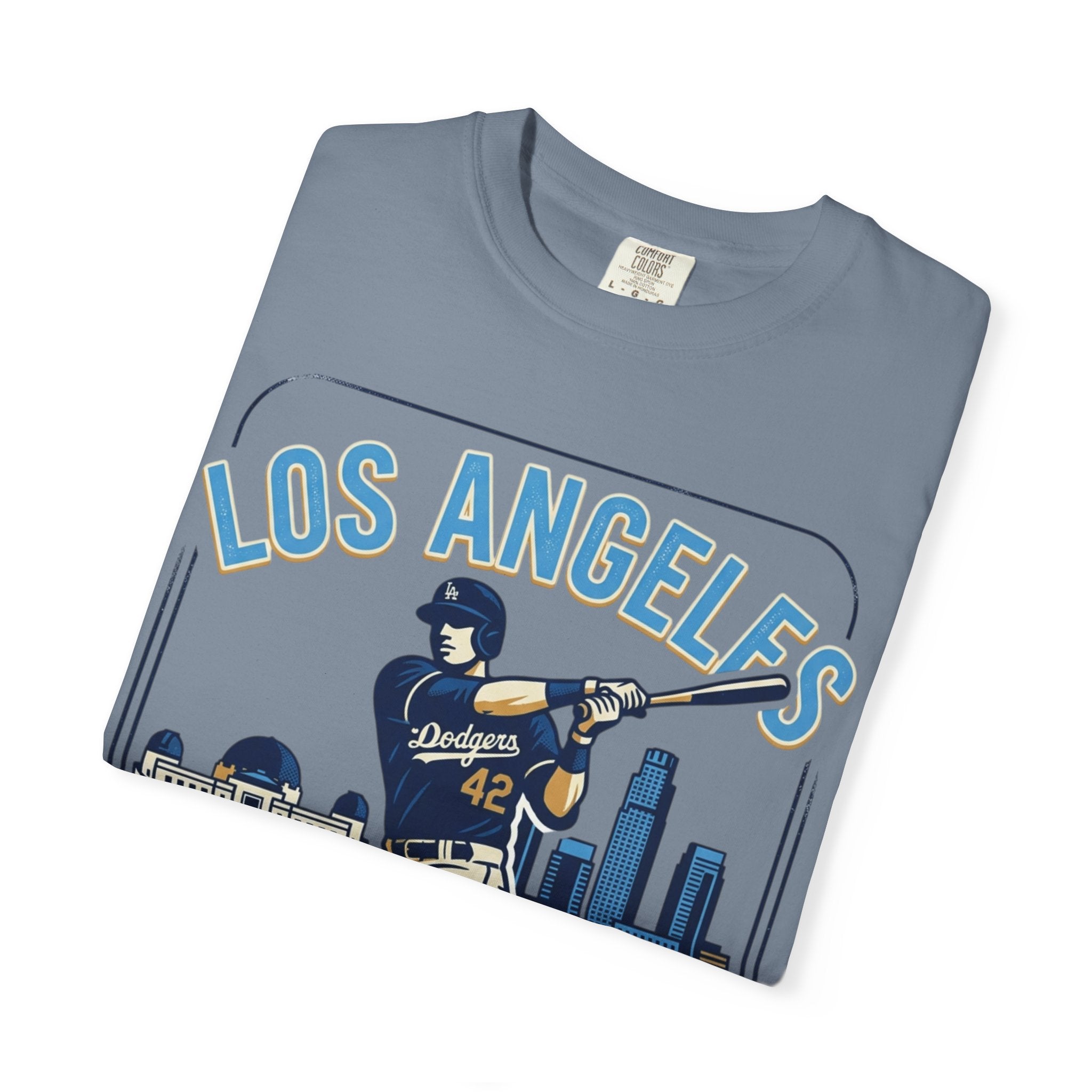 Los Angeles Dodger Baseball Player Graphic T-Shirt