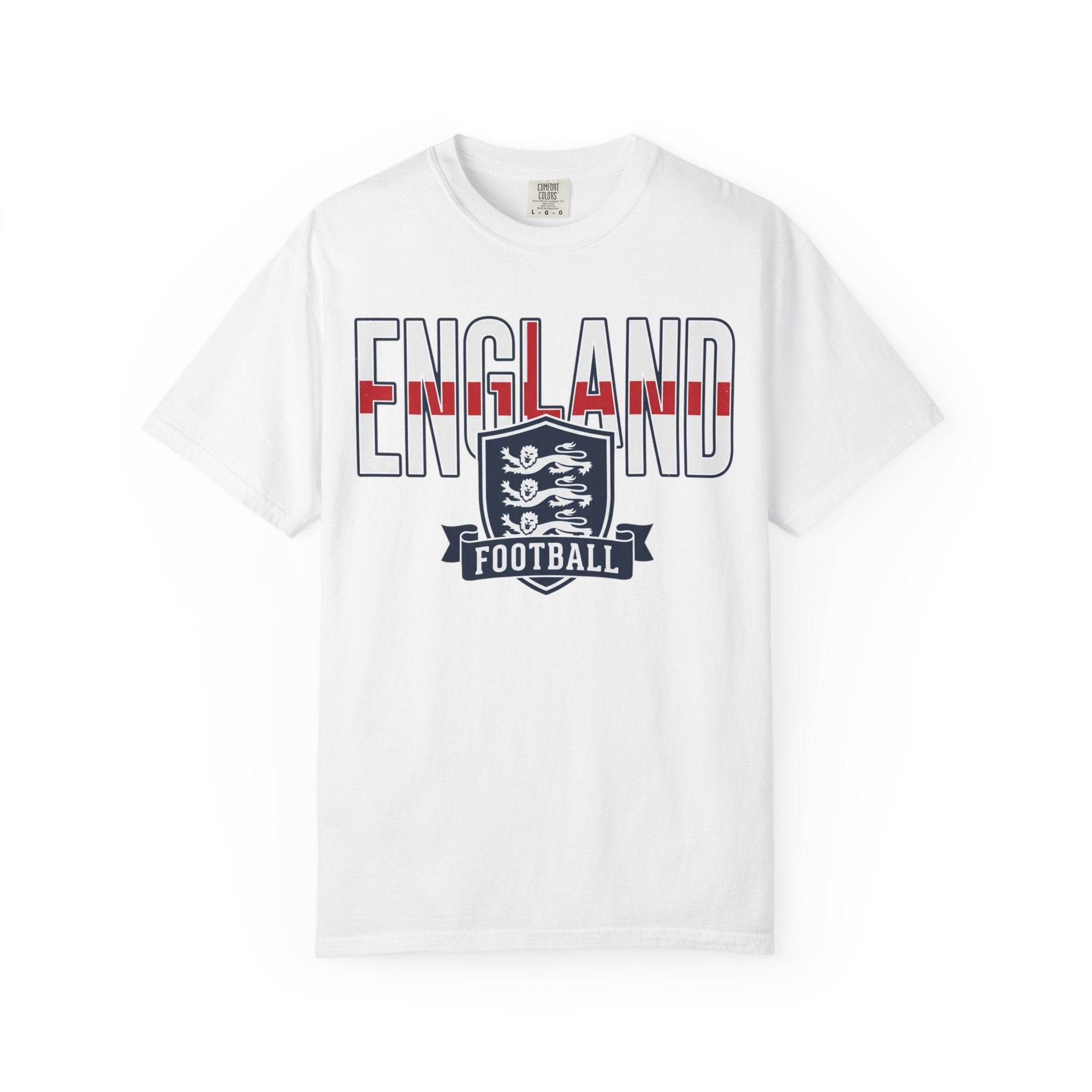Unisex England Football / Soccer Garment-Dyed T-shirt