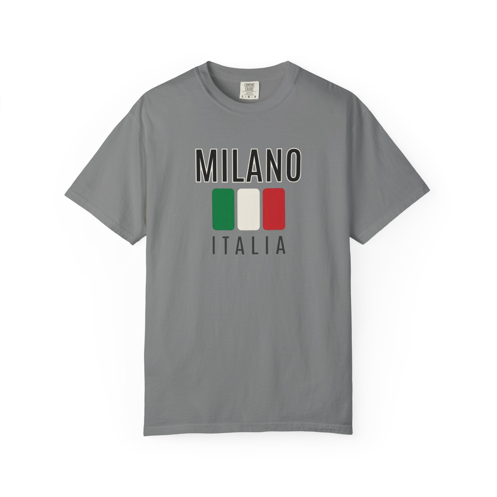 Milano Italia T-Shirt — Italian Flag Travel Tee