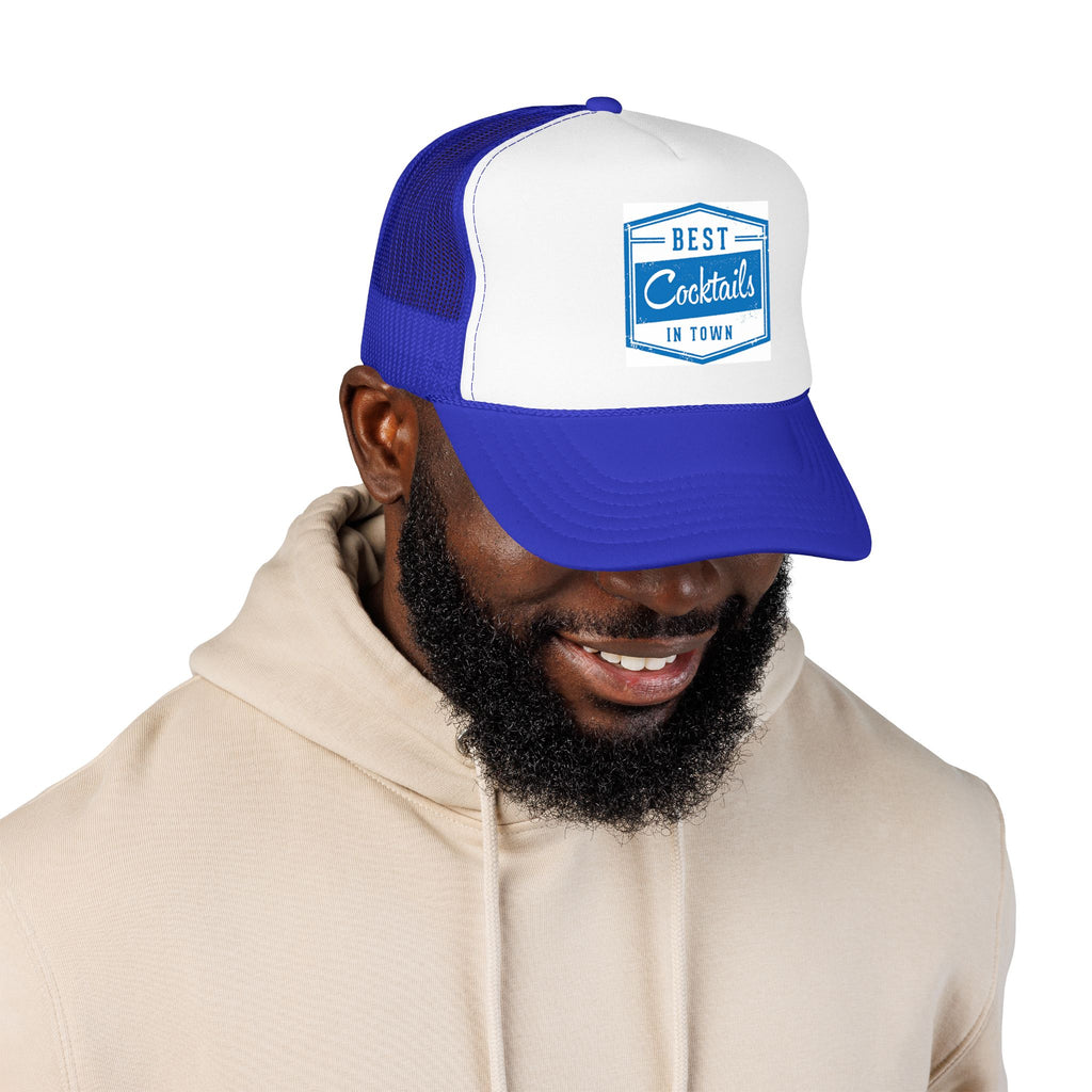 Best Cocktails Trucker Hat — 'Best Cocktails in Town' Foam Mesh Cap