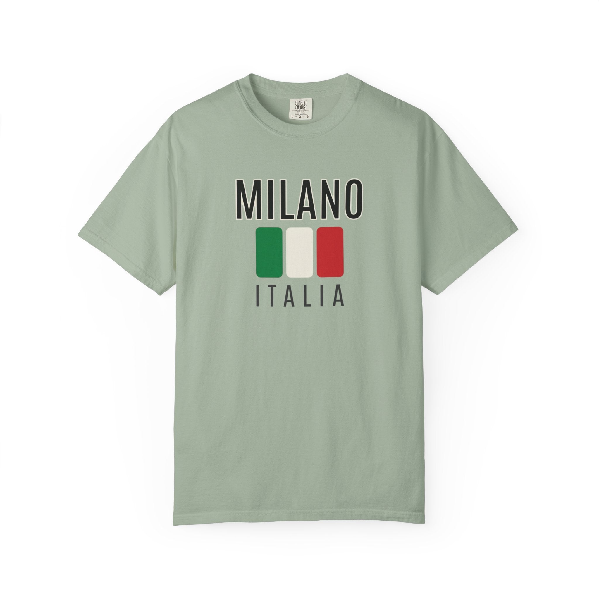 Milano Italia T-Shirt — Italian Flag Travel Tee