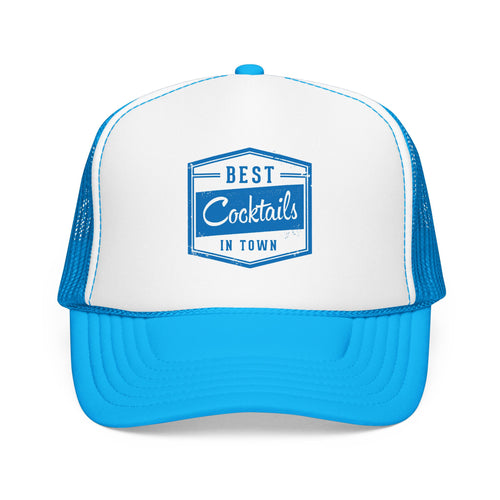 Best Cocktails Trucker Hat — 'Best Cocktails in Town' Foam Mesh Cap