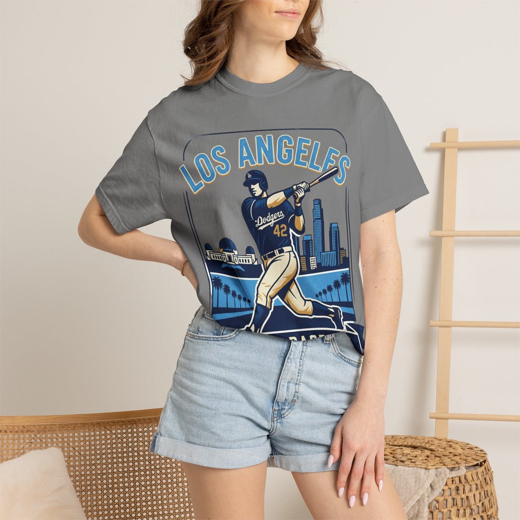 Los Angeles Dodger Baseball Player Graphic T-Shirt