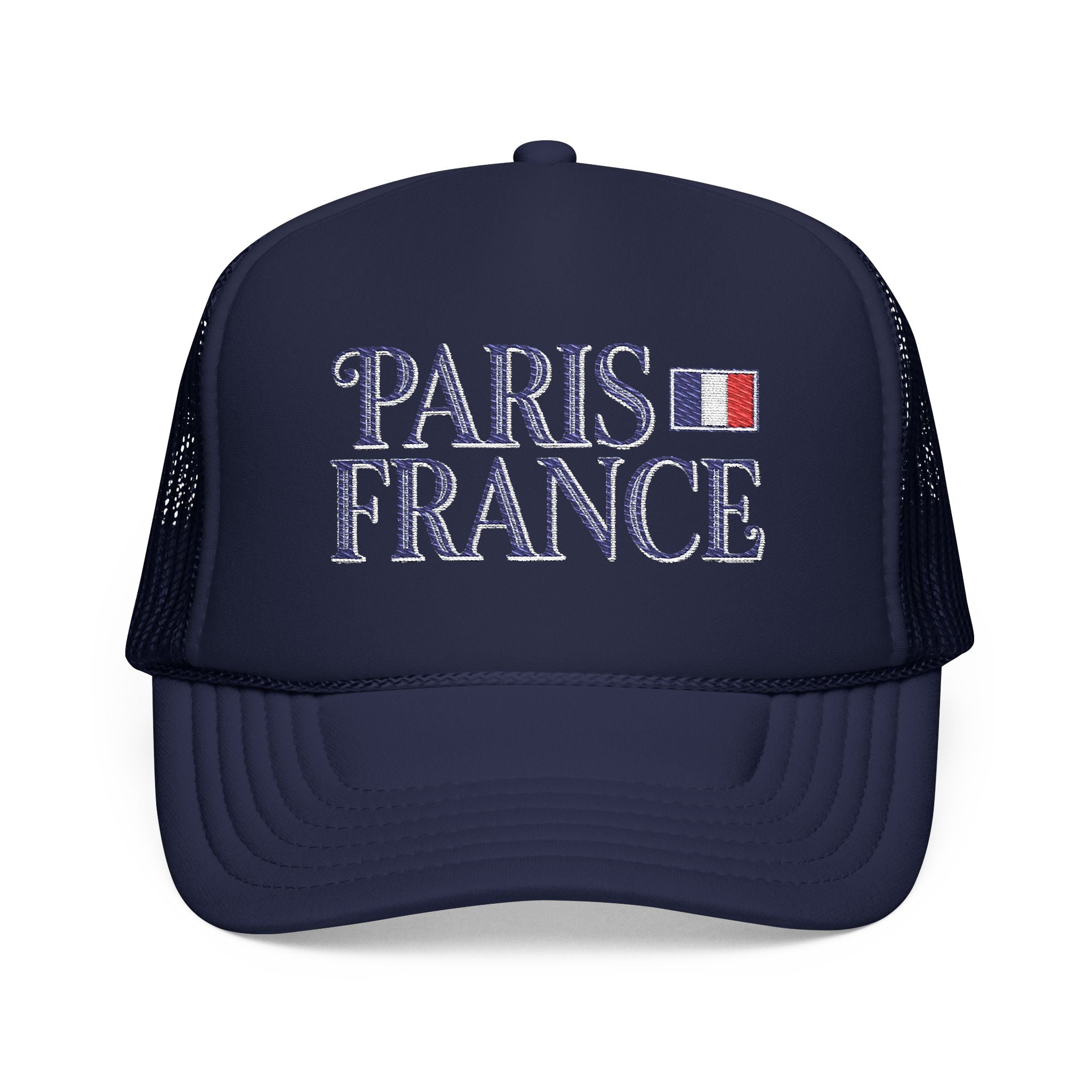 Paris France Foam Trucker Hat