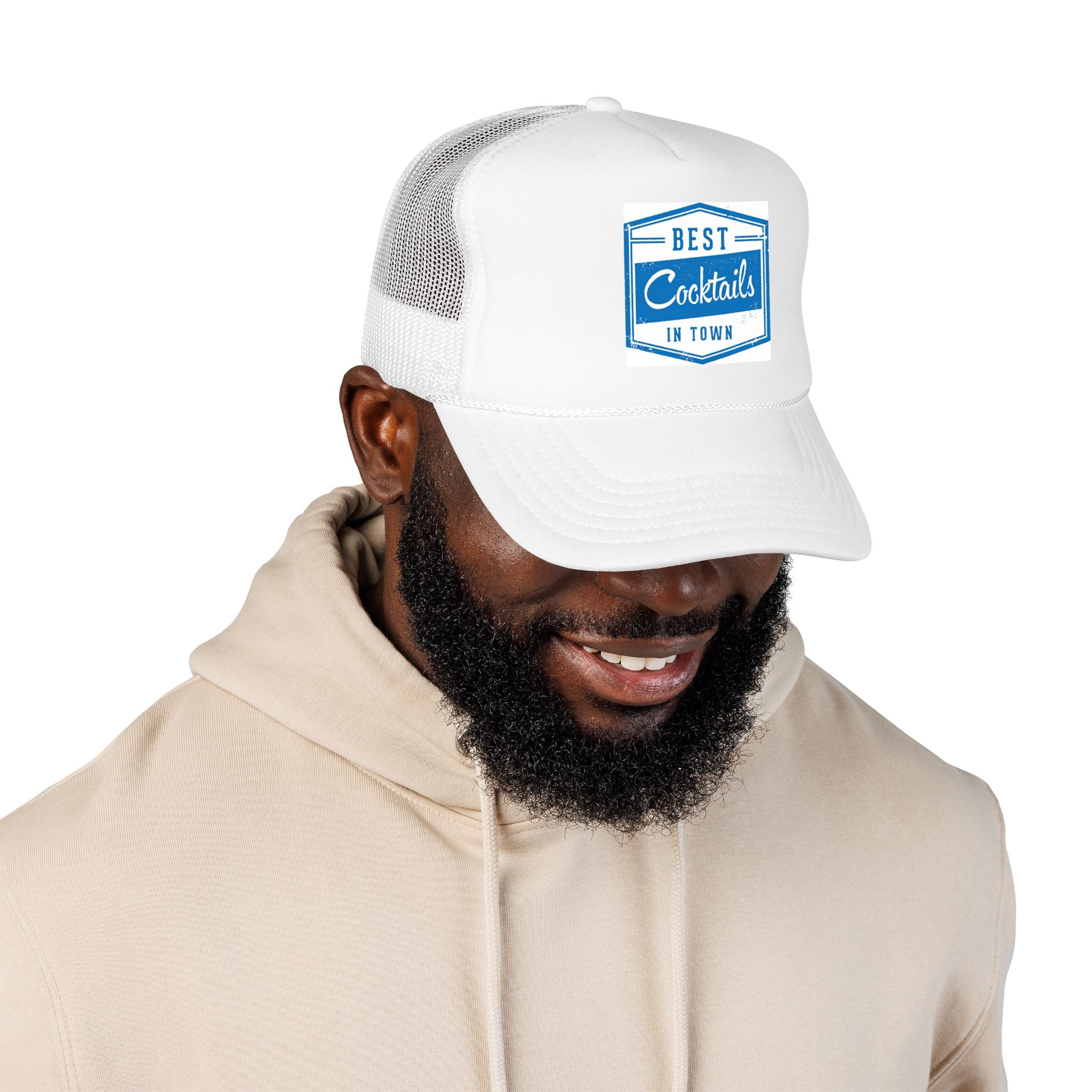 Best Cocktails Trucker Hat — 'Best Cocktails in Town' Foam Mesh Cap