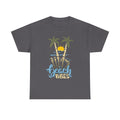 Unisex Beach Vibes Skull hand Heavy Cotton Tee