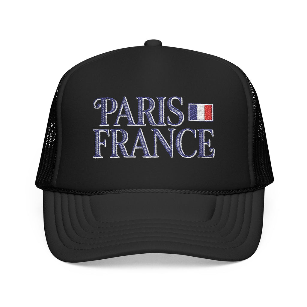Paris France Foam Trucker Hat