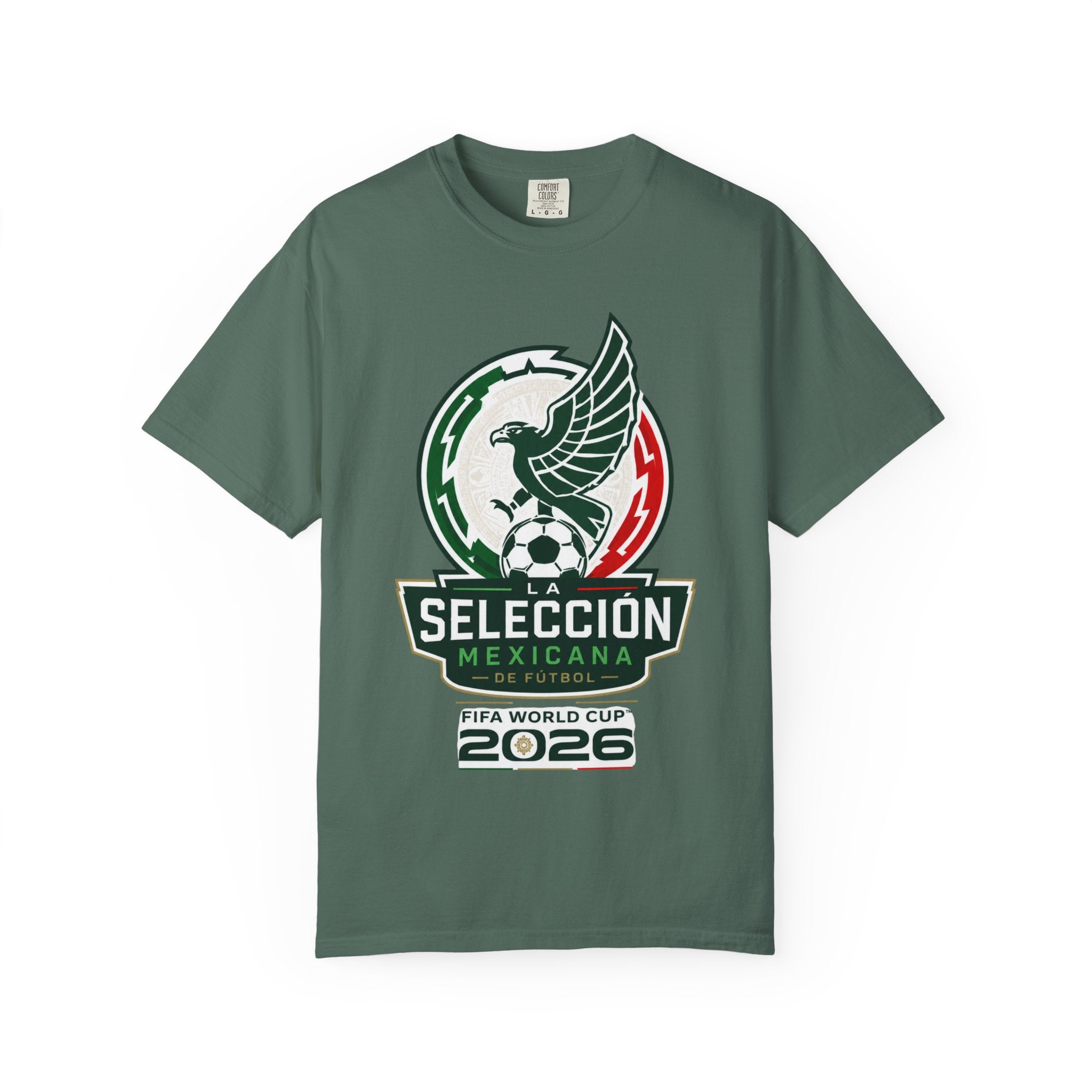 Unisex Mexico Soccer Garment-Dyed T-shirt