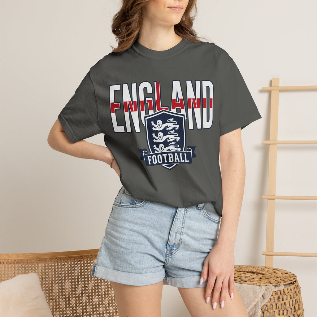 Unisex England Football / Soccer Garment-Dyed T-shirt