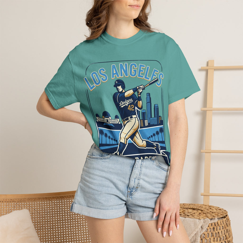 Los Angeles Dodger Baseball Player Graphic T-Shirt