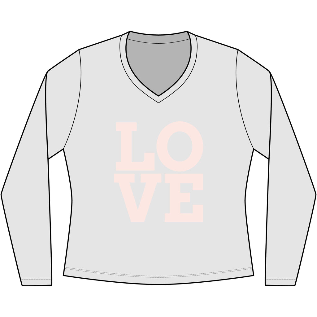 Women's Very Important Tee Long Sleeve V-Neck