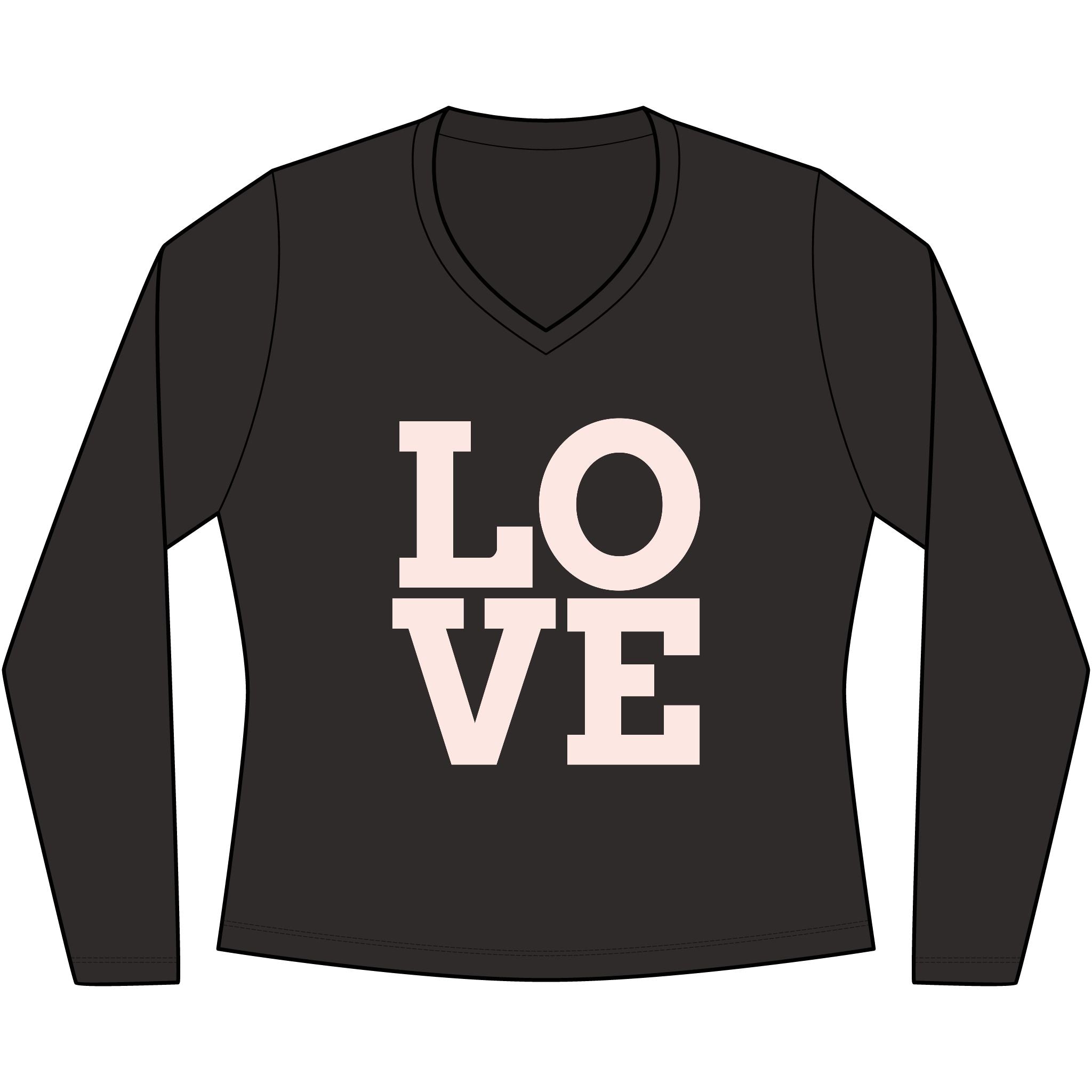Women's Very Important Tee Long Sleeve V-Neck