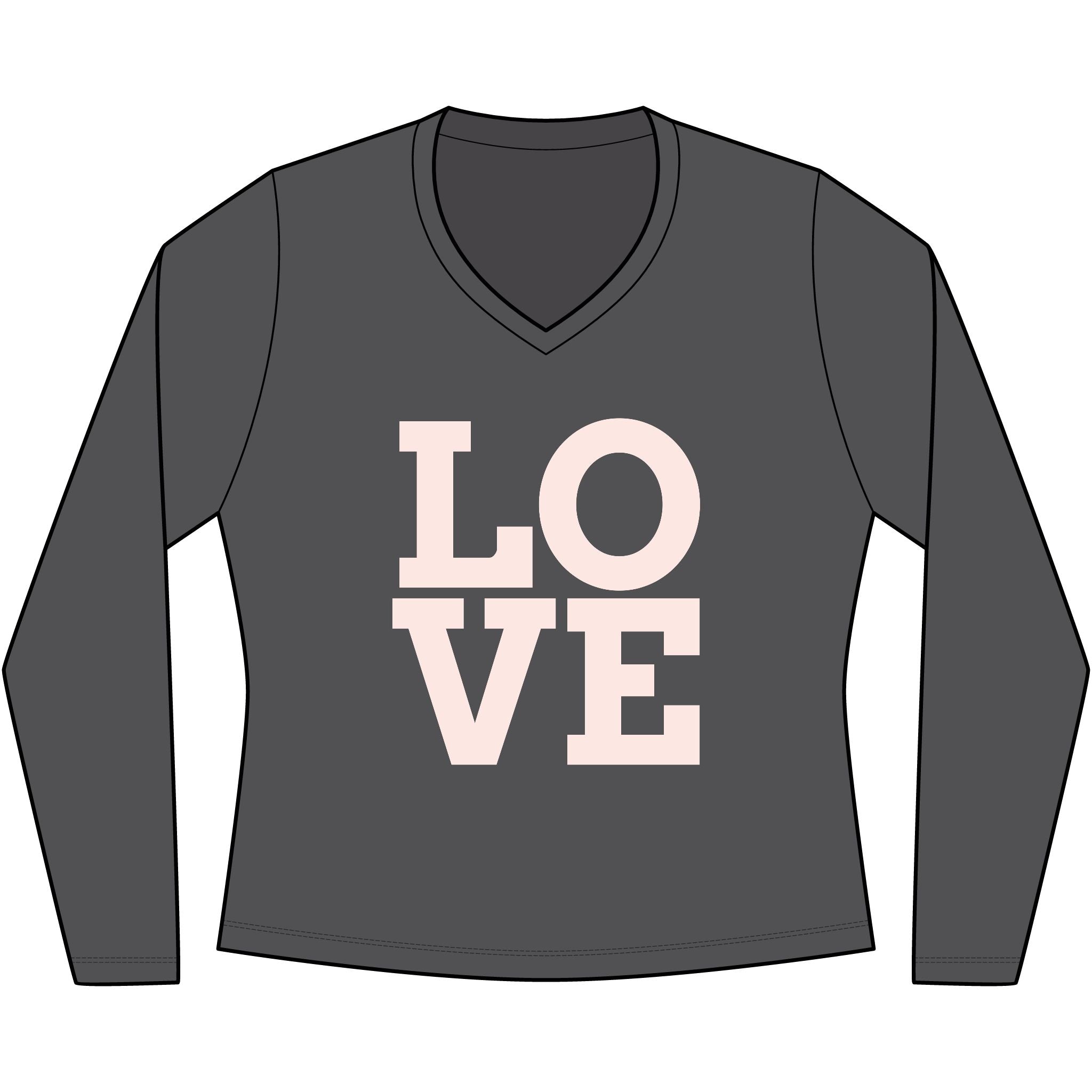 Women's Very Important Tee Long Sleeve V-Neck