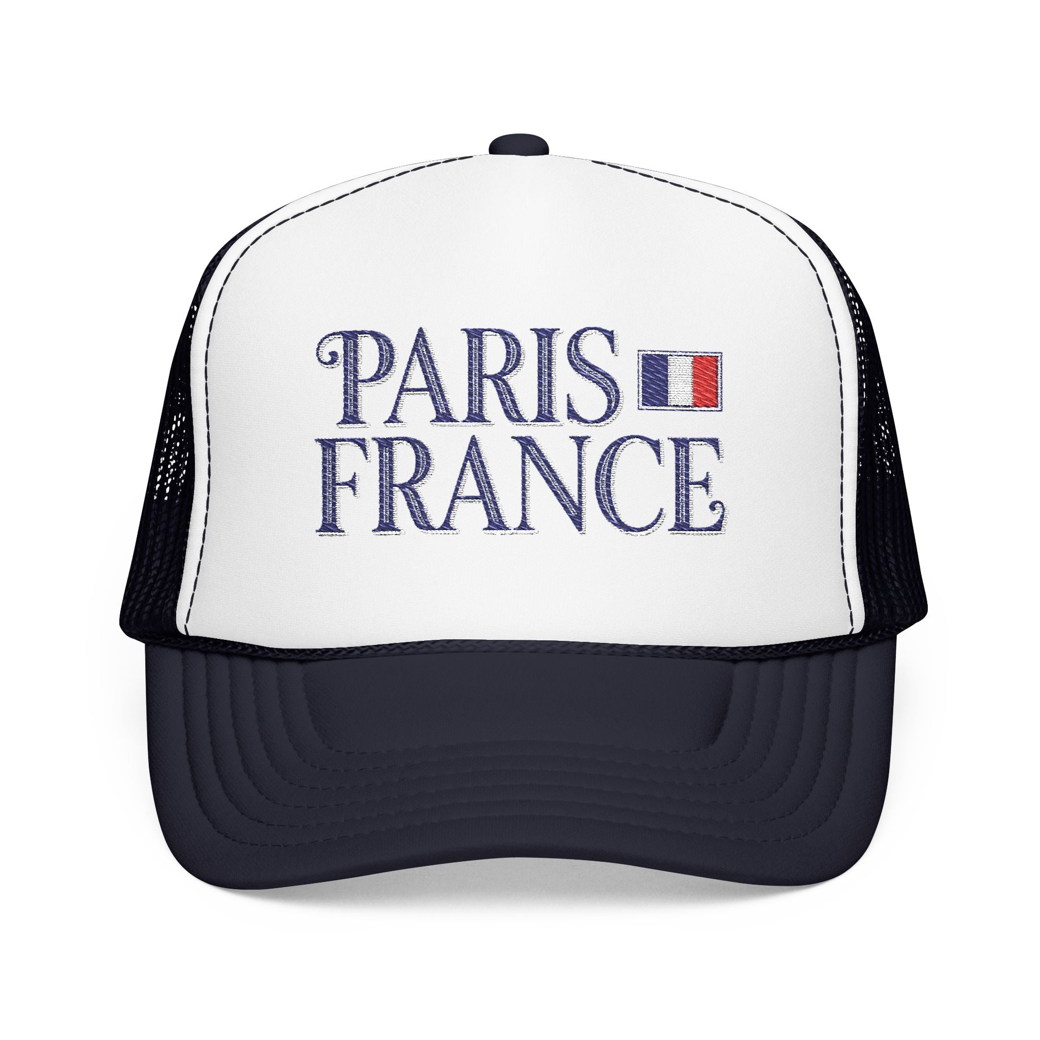 Paris France Foam Trucker Hat