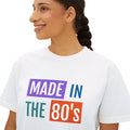 Made in the 80's Women's Boxy Tee — Retro 1980s Vintage Graphic Shirt