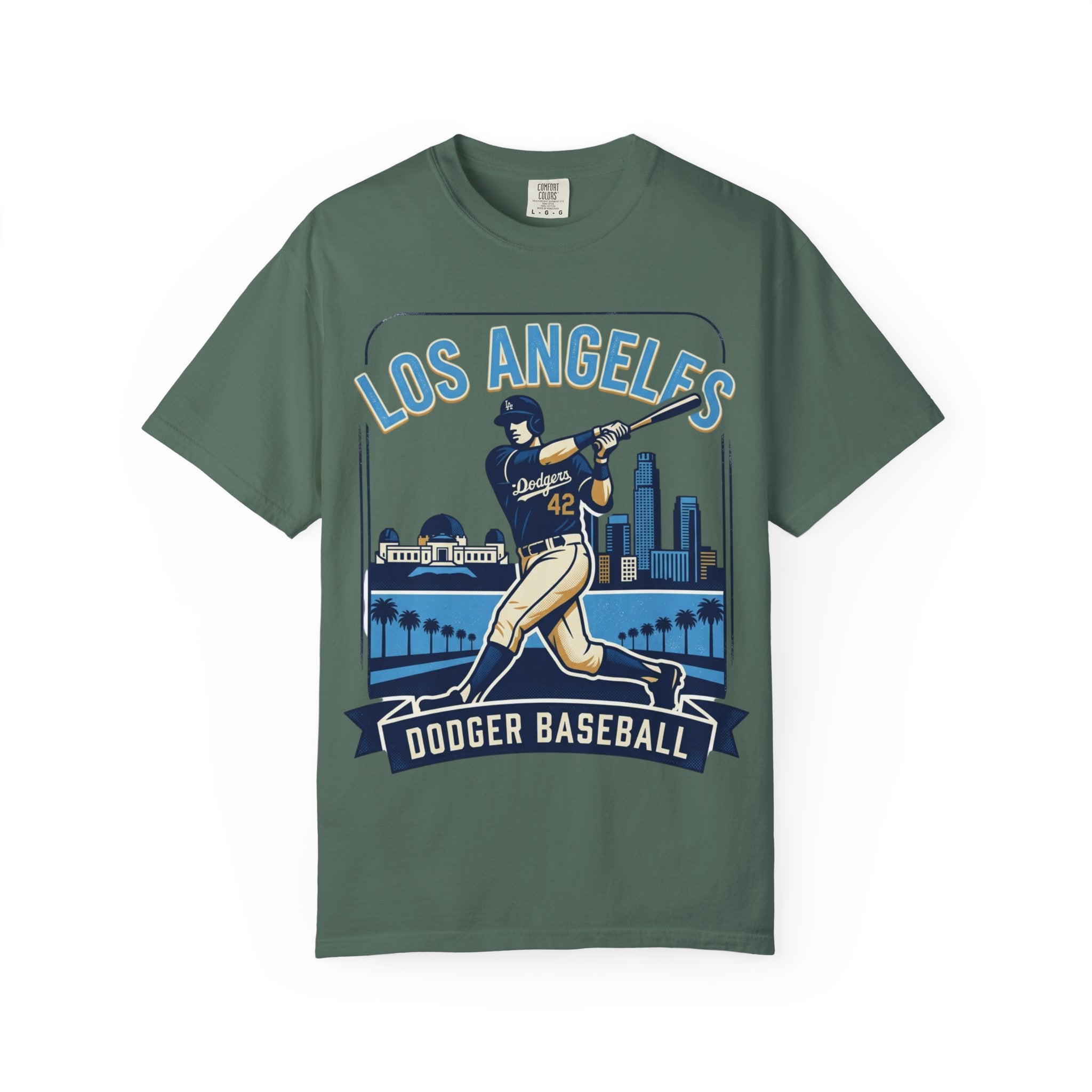 Los Angeles Dodger Baseball Player Graphic T-Shirt