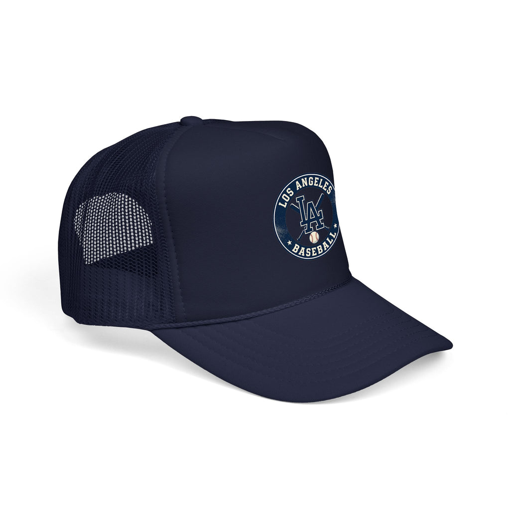 Los Angeles Baseball Foam Trucker Hat – Vintage LA Logo Cap