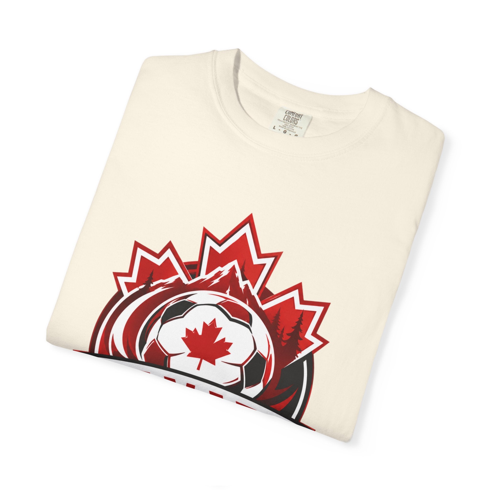 Unisex Canada National Soccer Garment-Dyed T-shirt