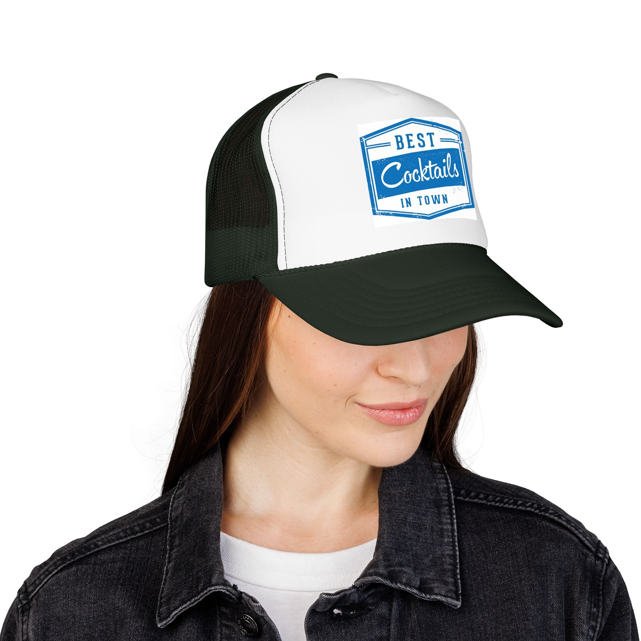 Best Cocktails Trucker Hat — 'Best Cocktails in Town' Foam Mesh Cap