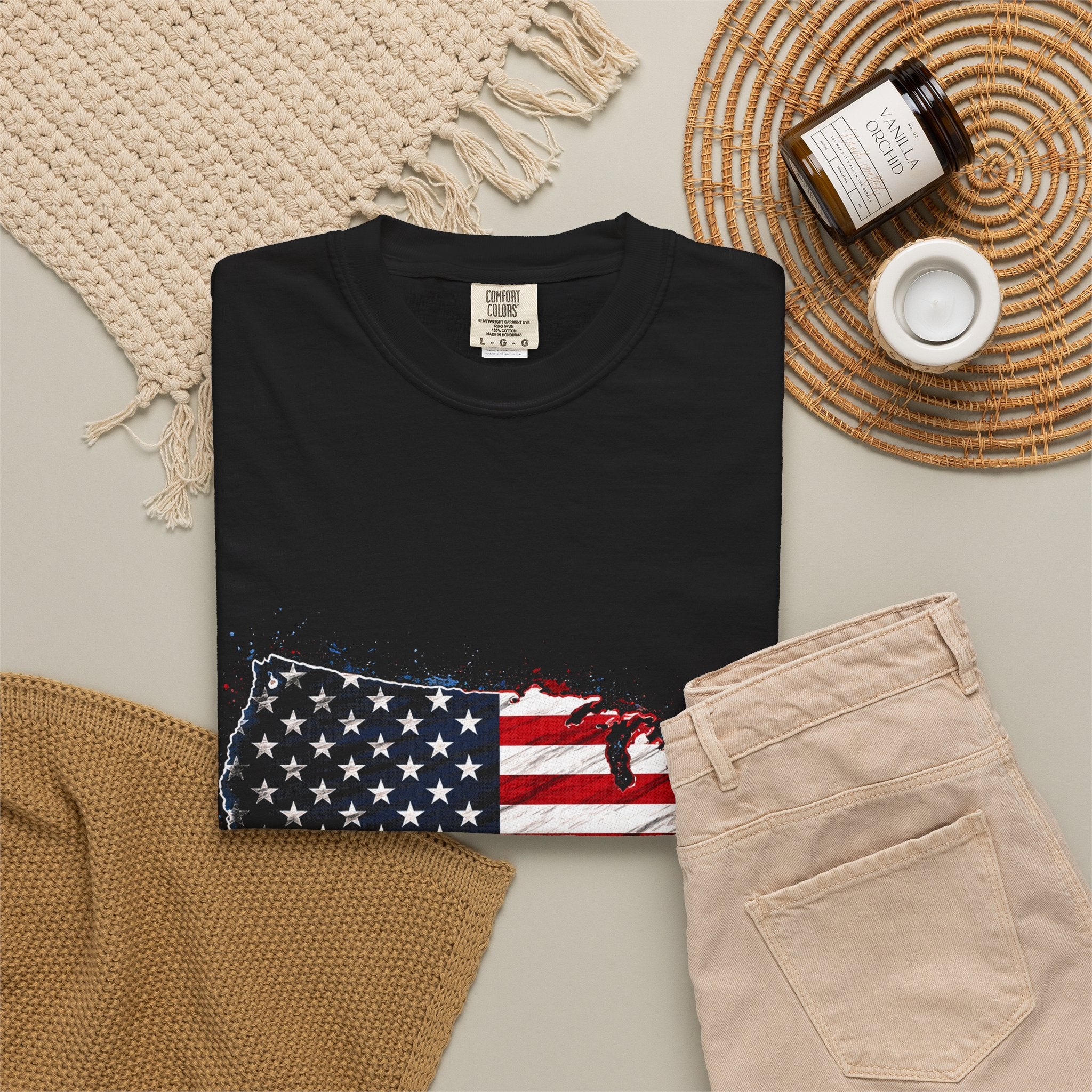 Unisex Garment-Dyed T-shirt USA