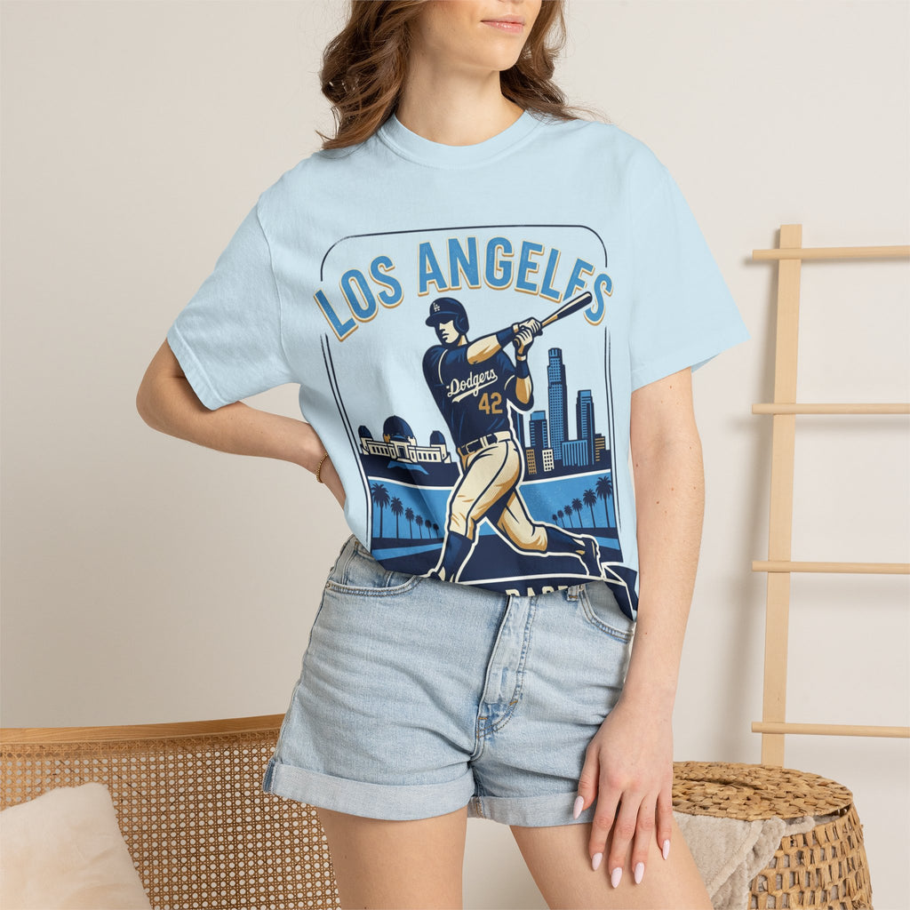 Los Angeles Dodger Baseball Player Graphic T-Shirt