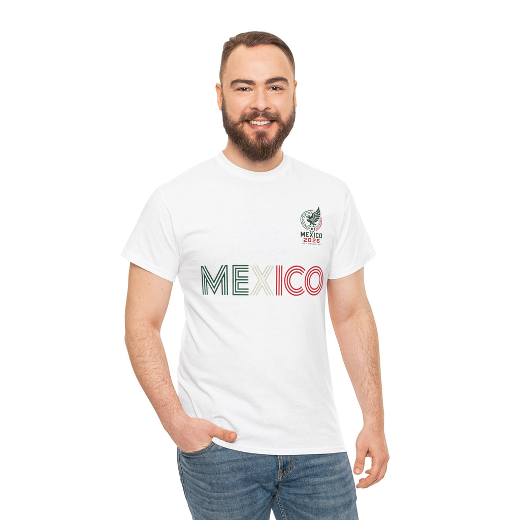 Unisex Heavy Cotton Tee Mexico Y  Si Si