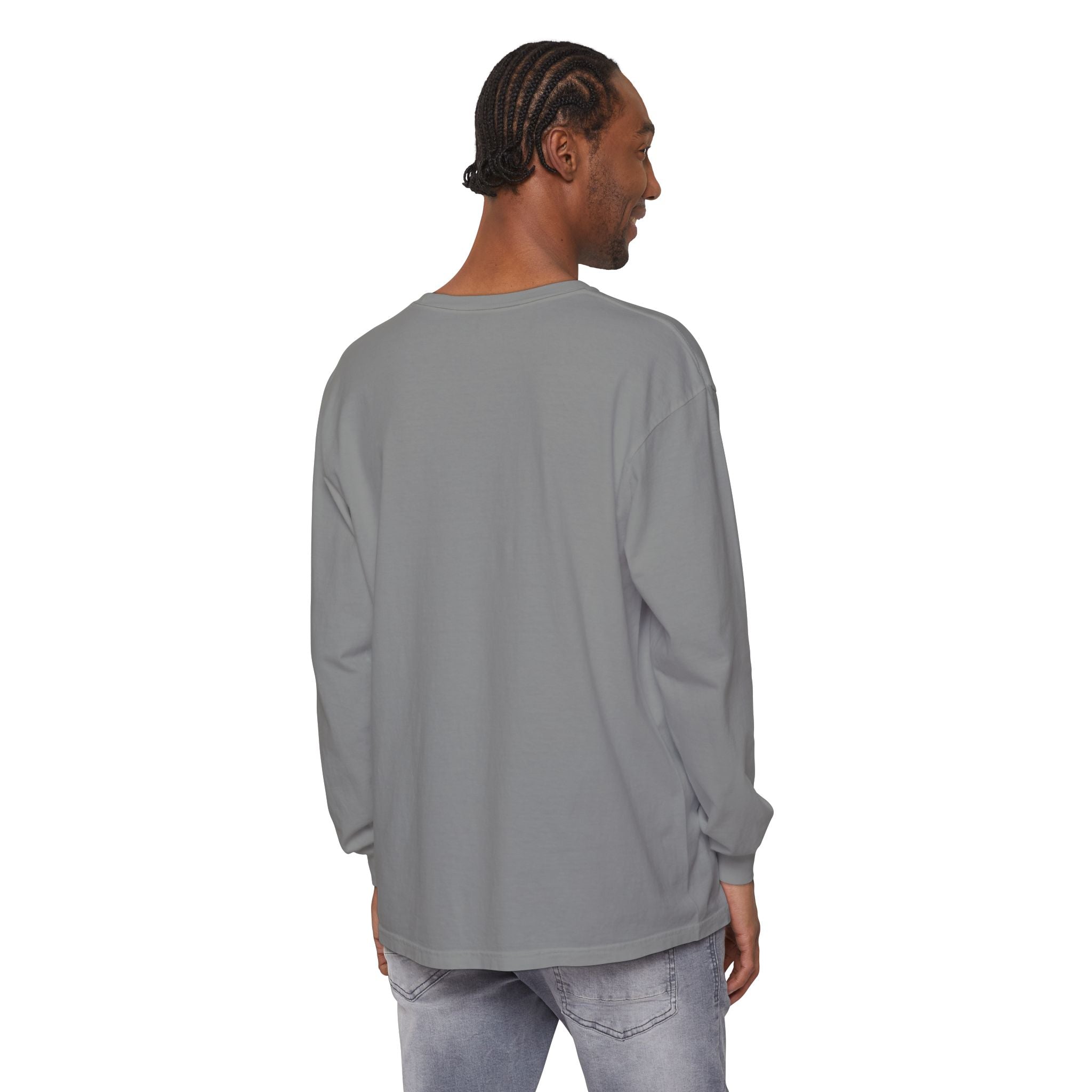 Unisex Garment-dyed Long Sleeve T-Shirt Love Like Jesus