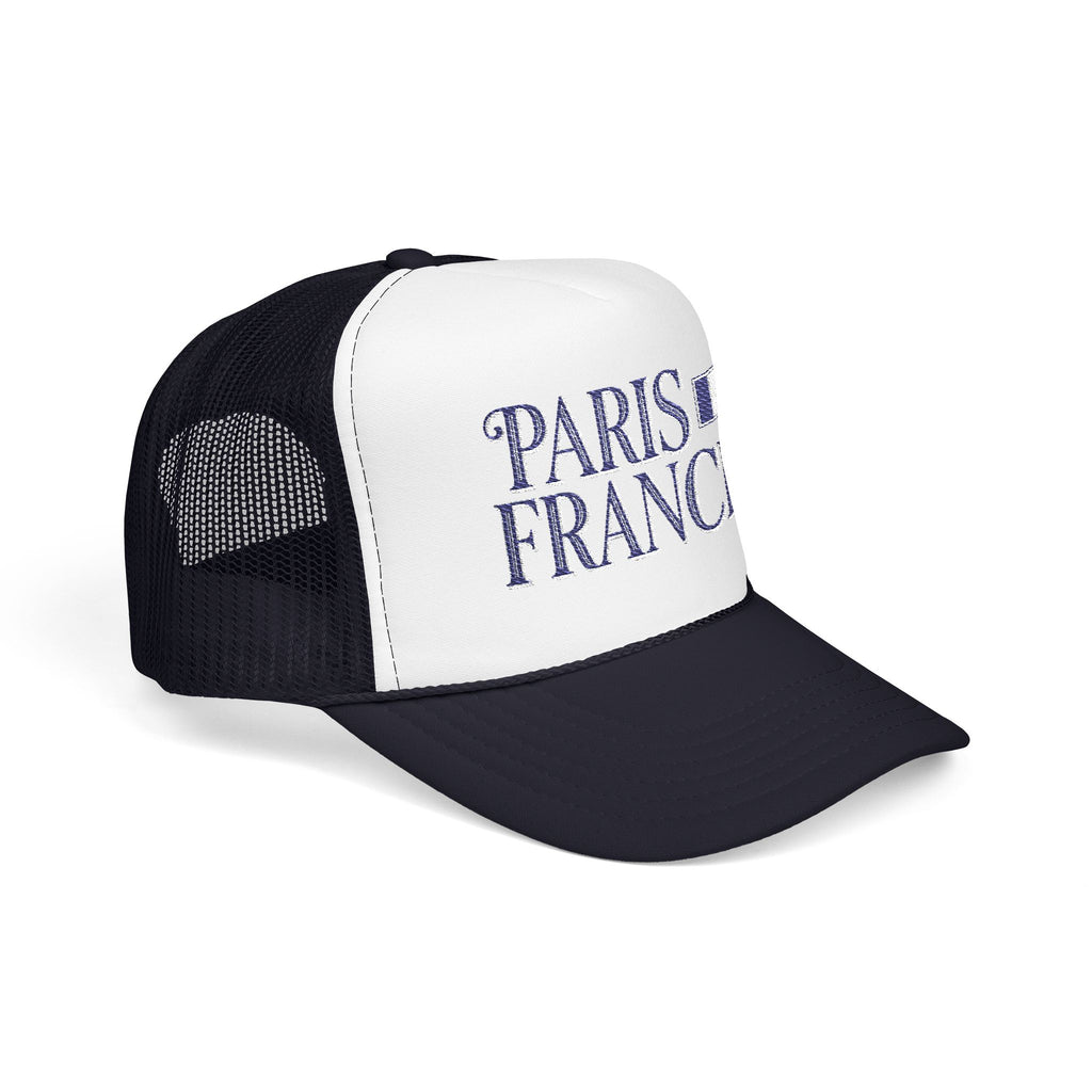 Paris France Foam Trucker Hat