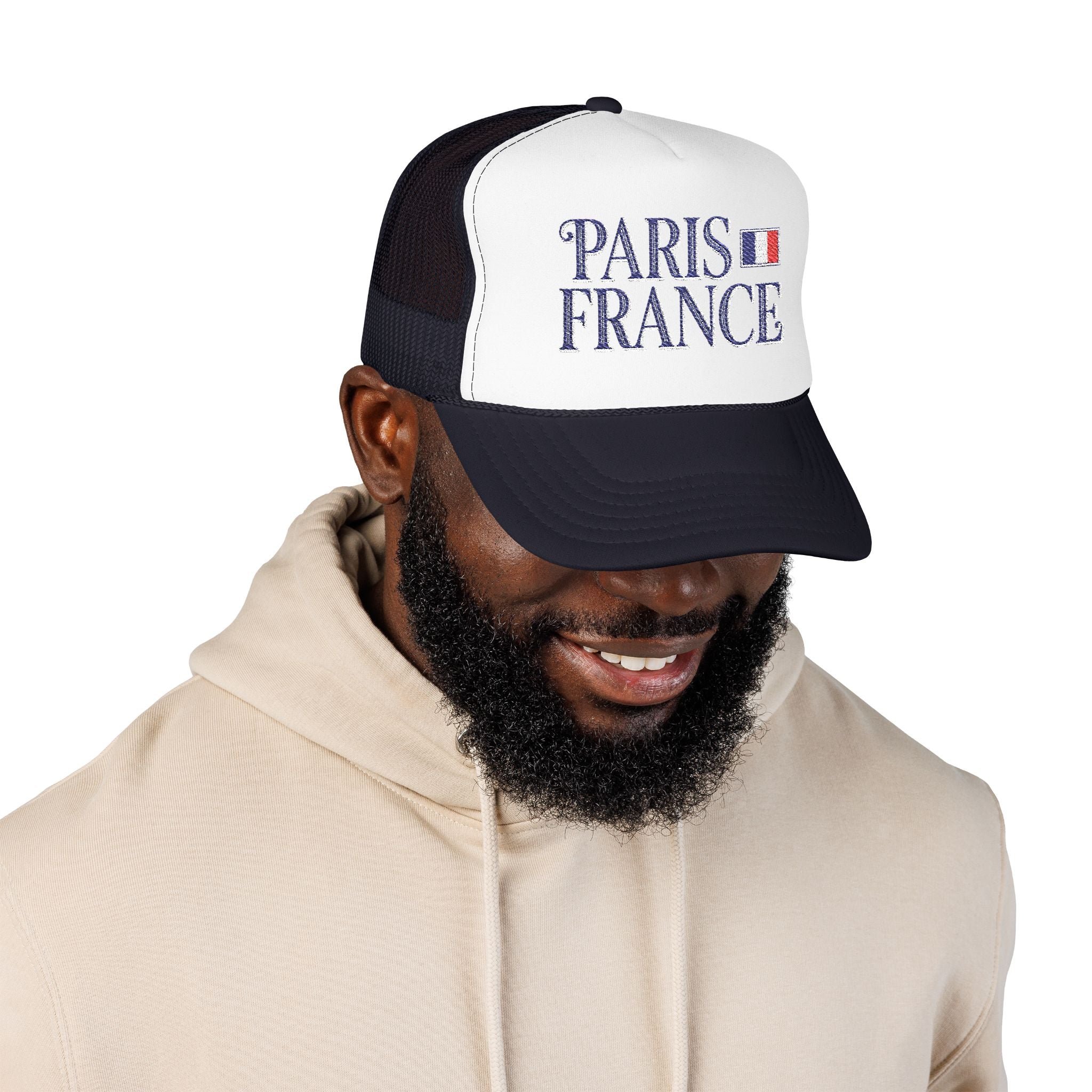 Paris France Foam Trucker Hat