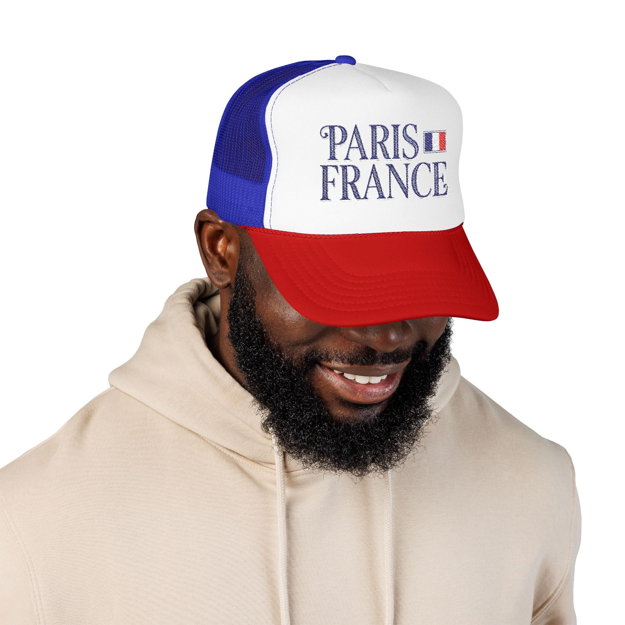 Paris France Foam Trucker Hat