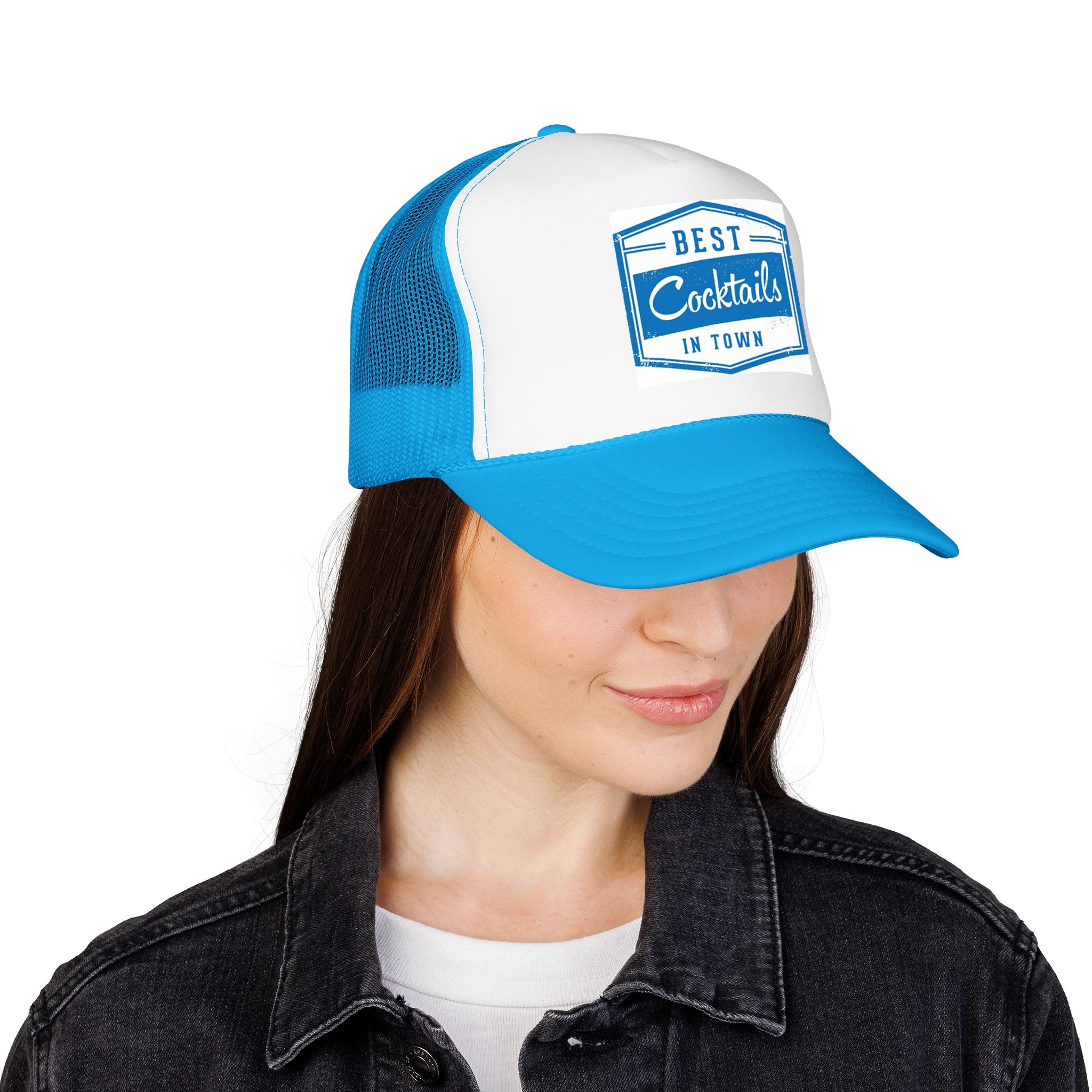 Best Cocktails Trucker Hat — 'Best Cocktails in Town' Foam Mesh Cap