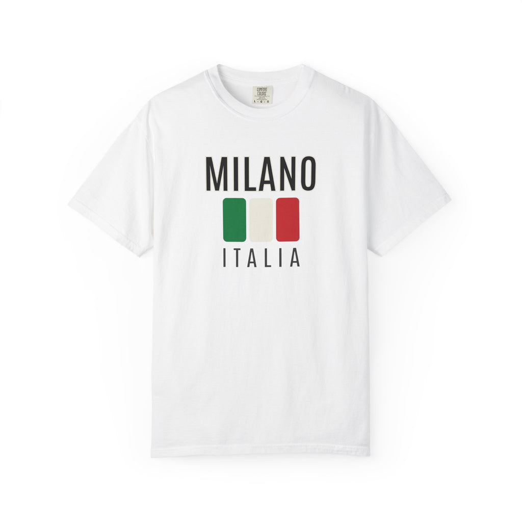 Milano Italia T-Shirt — Italian Flag Travel Tee