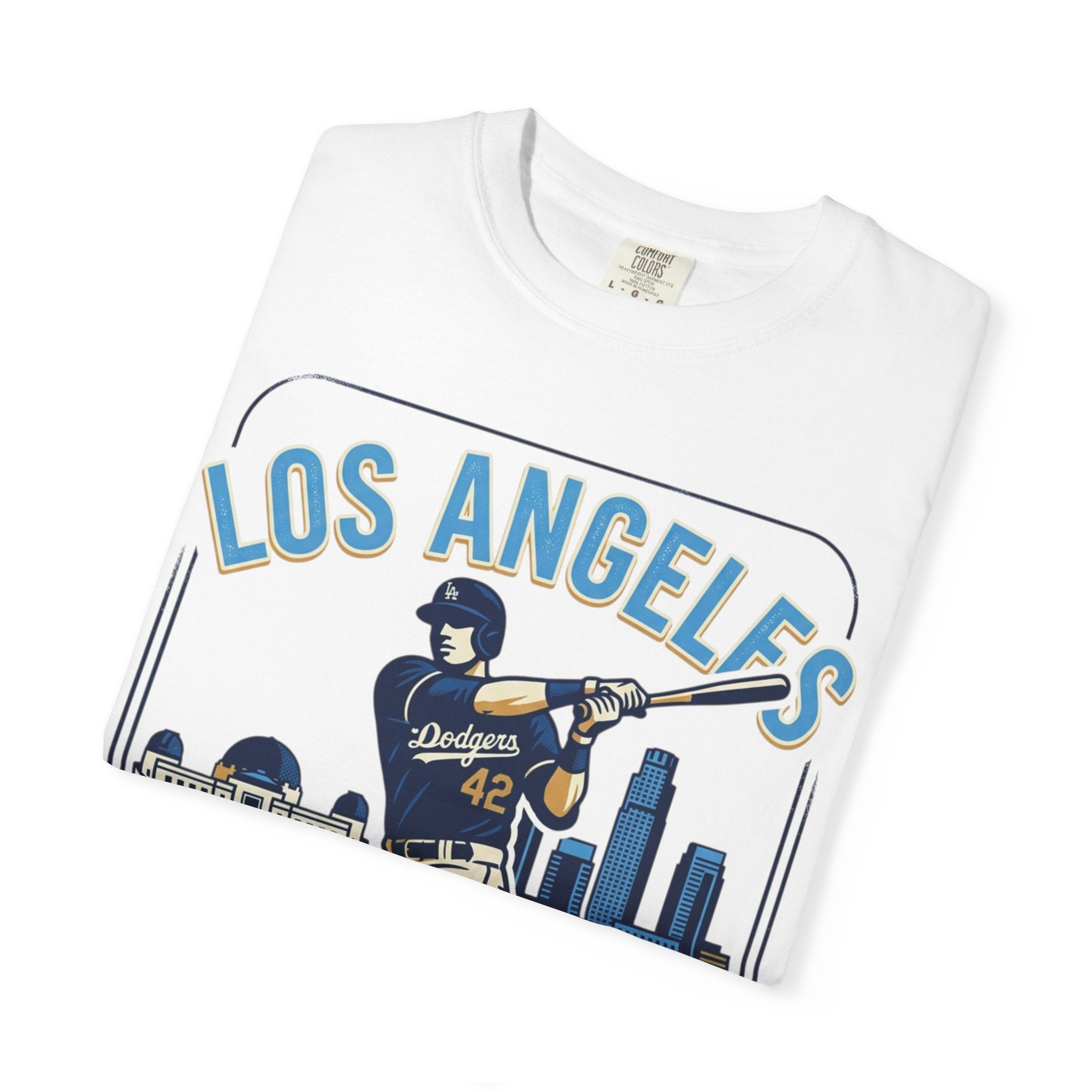 Los Angeles Dodger Baseball Player Graphic T-Shirt