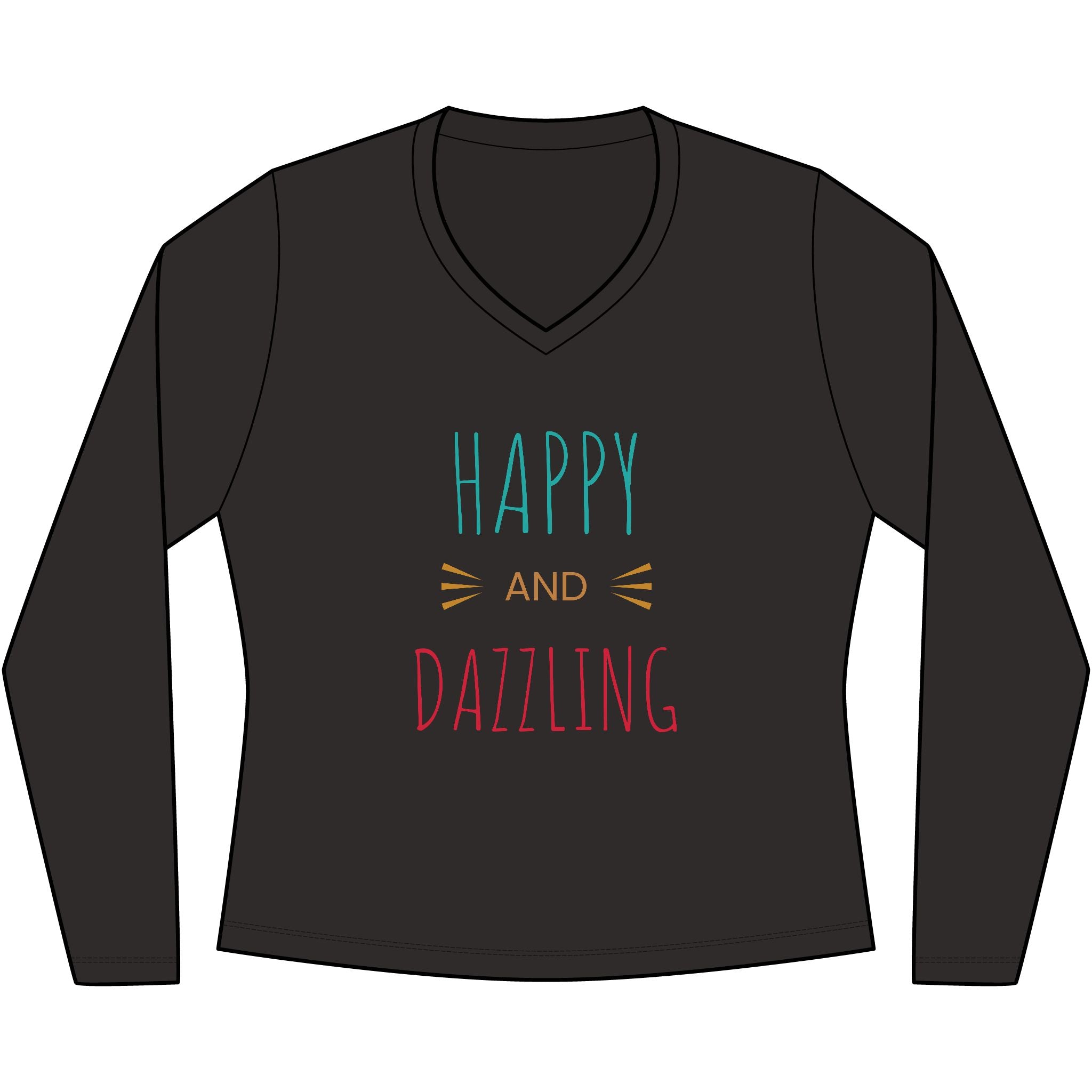 Women's Very Important Tee Long Sleeve V-Neck