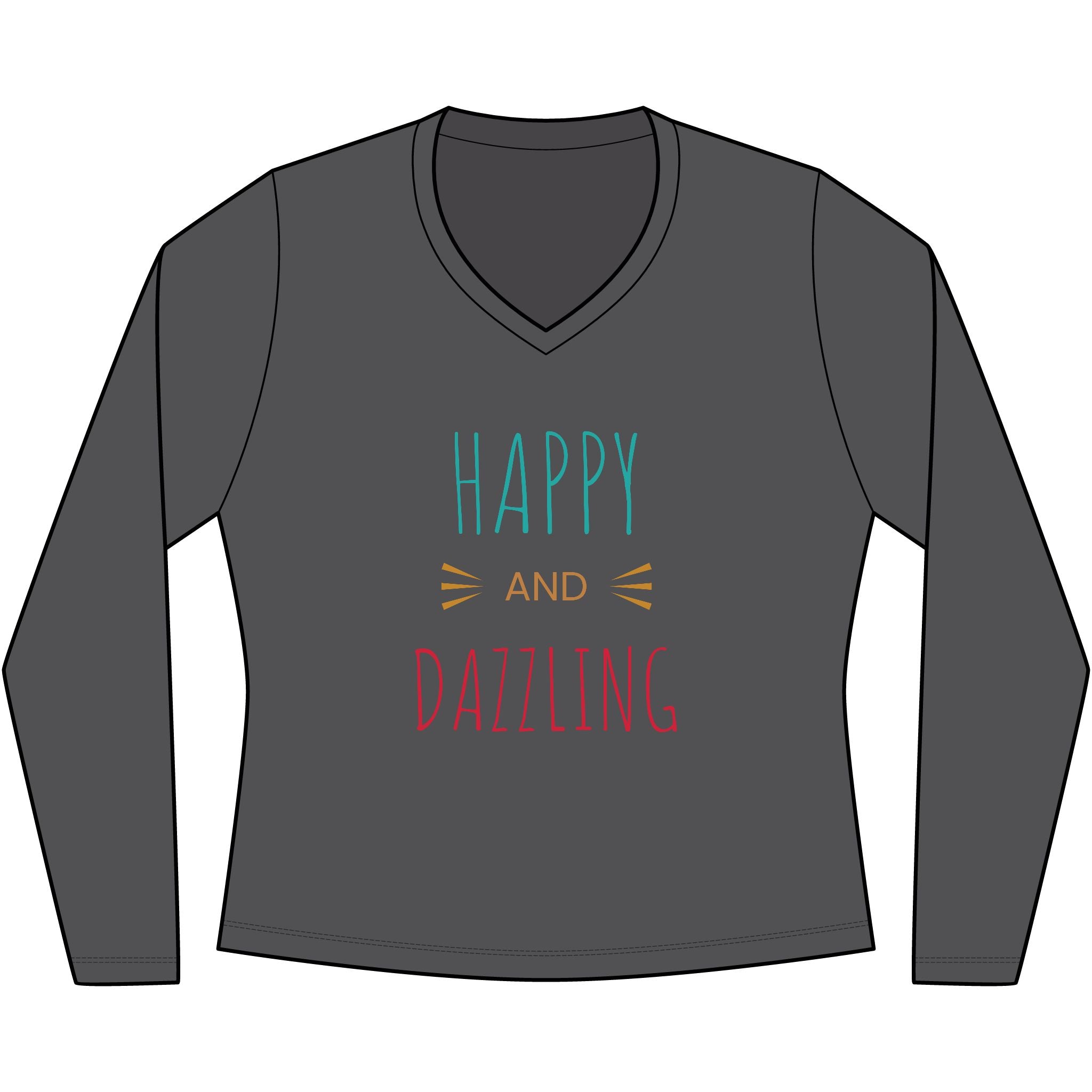 Women's Very Important Tee Long Sleeve V-Neck