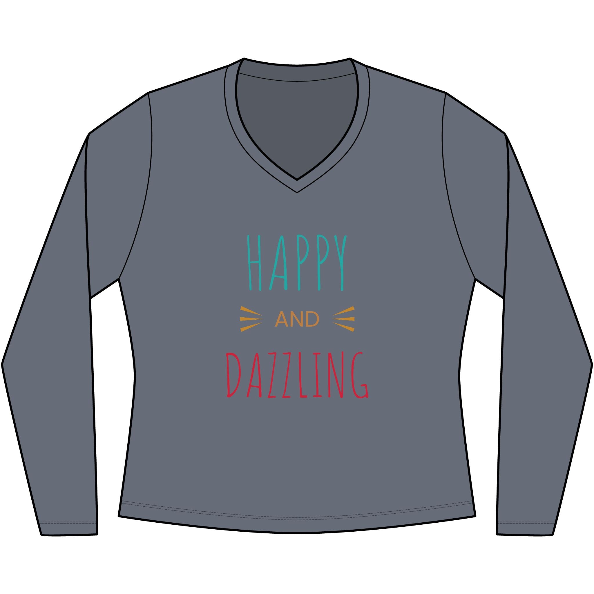 Women's Very Important Tee Long Sleeve V-Neck