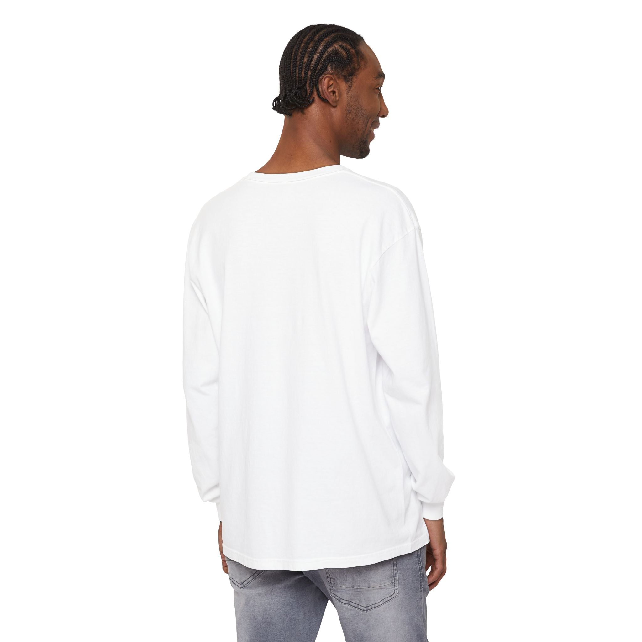 Unisex Garment-dyed Long Sleeve T-Shirt Love Like Jesus