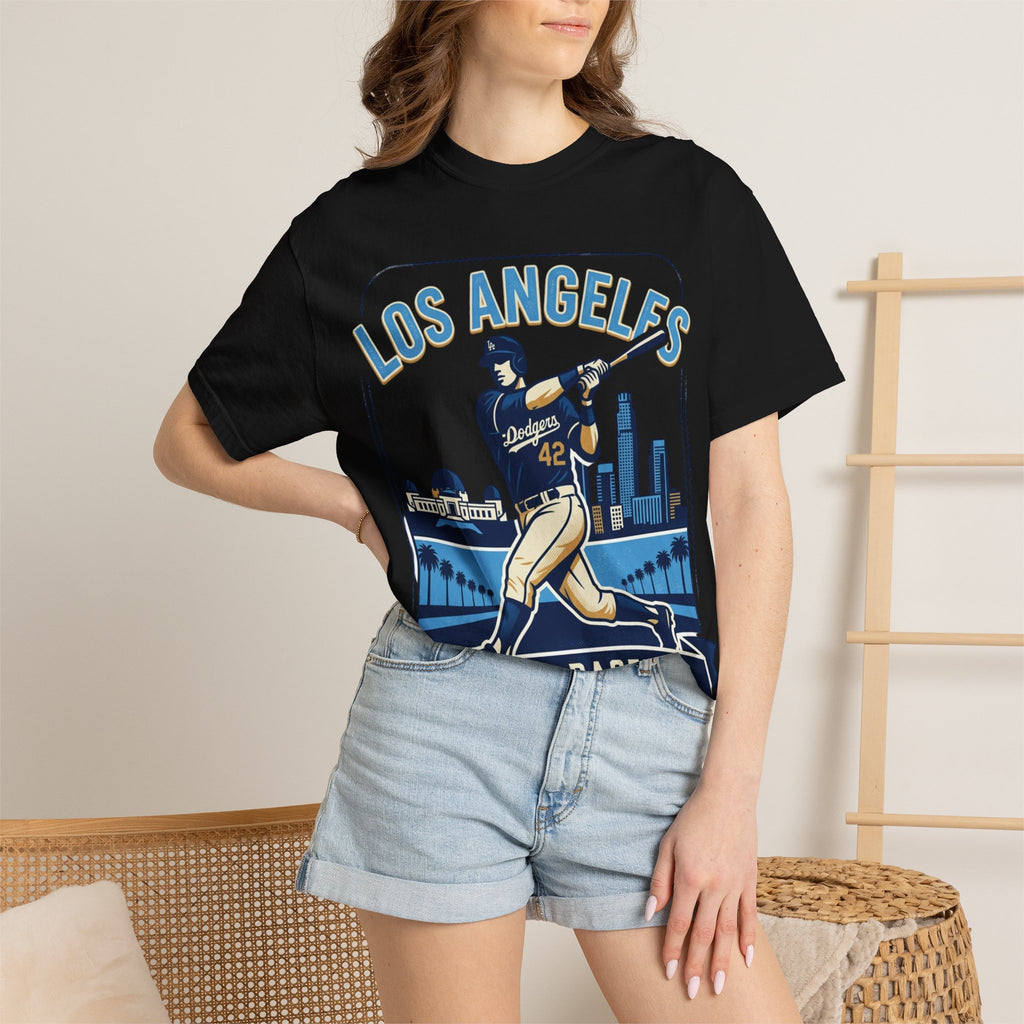Los Angeles Dodger Baseball Player Graphic T-Shirt