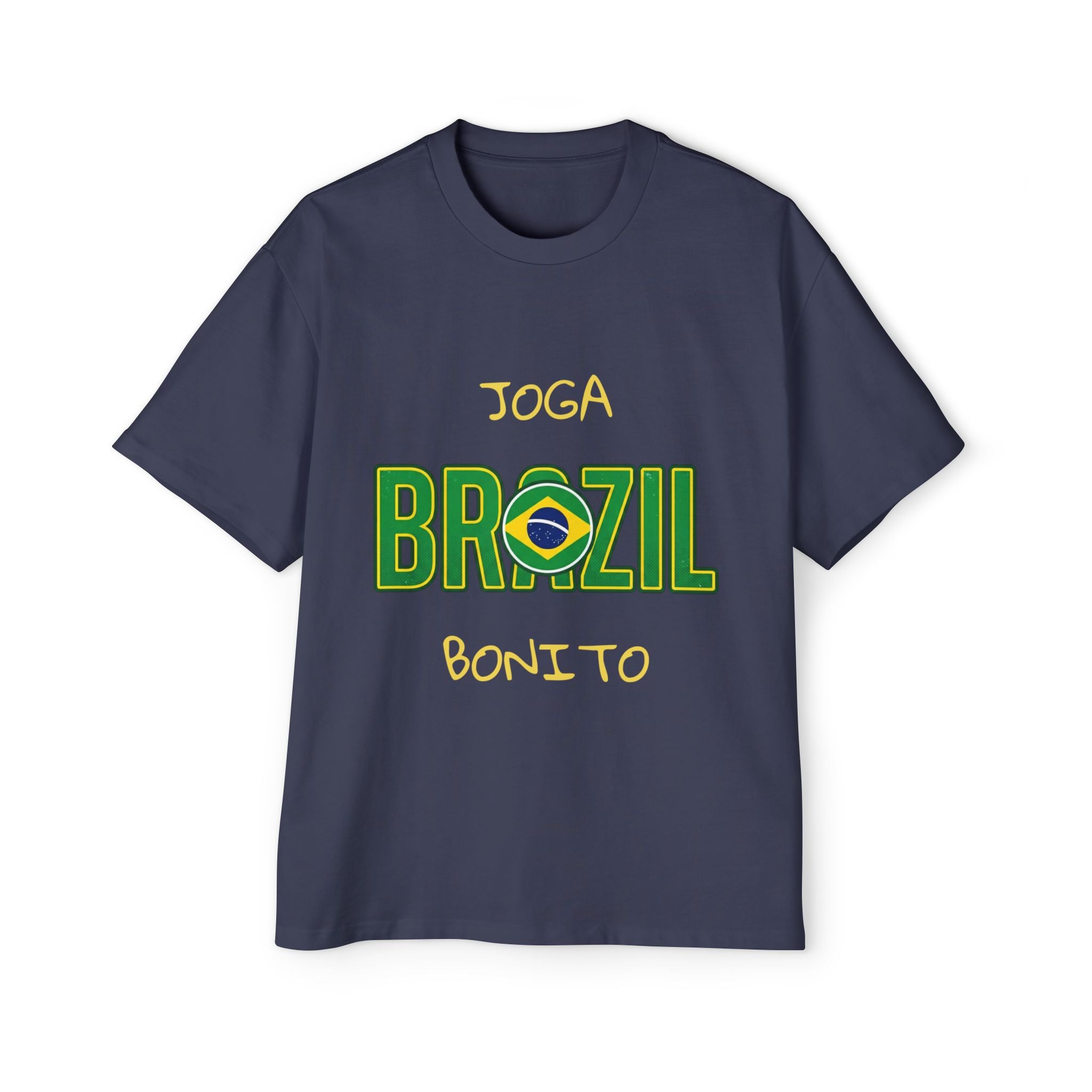 Brazil Soccer Tee — Joga Bonito Graphic Football T‑Shirt