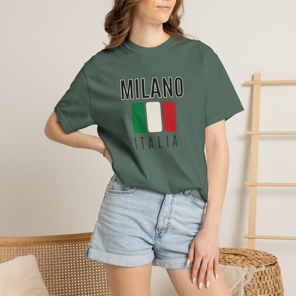 Milano Italia T-Shirt — Italian Flag Travel Tee