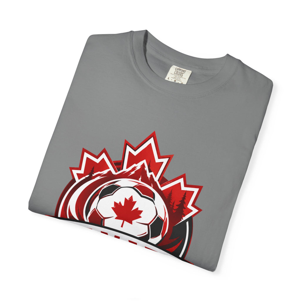 Unisex Canada National Soccer Garment-Dyed T-shirt