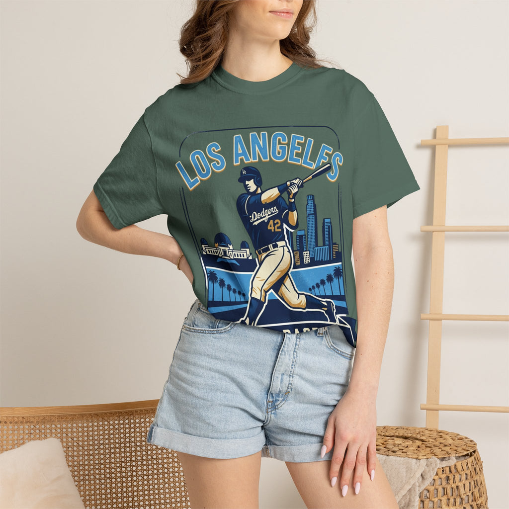 Los Angeles Dodger Baseball Player Graphic T-Shirt