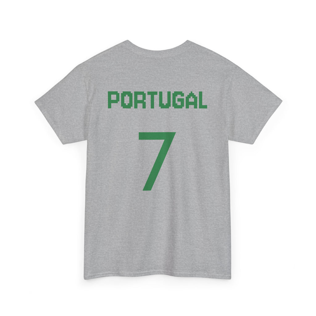 CR7 Portugal Soccer Tee — Cristiano Ronaldo Goat Graphic Jersey Shirt