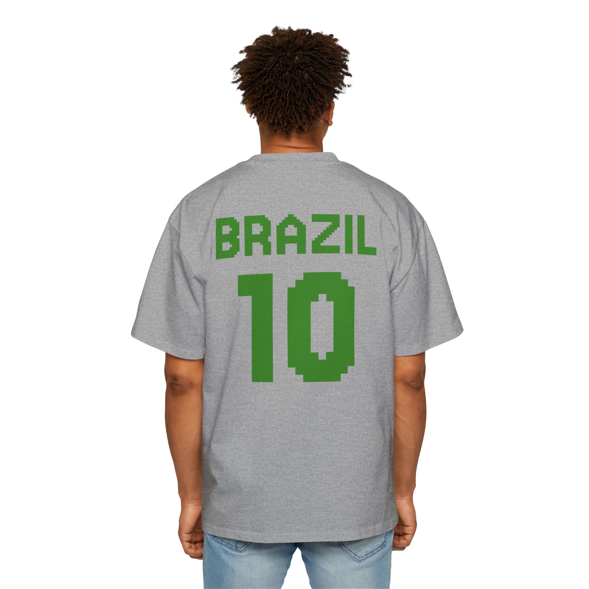 Brazil Soccer Tee — Joga Bonito Graphic Football T‑Shirt
