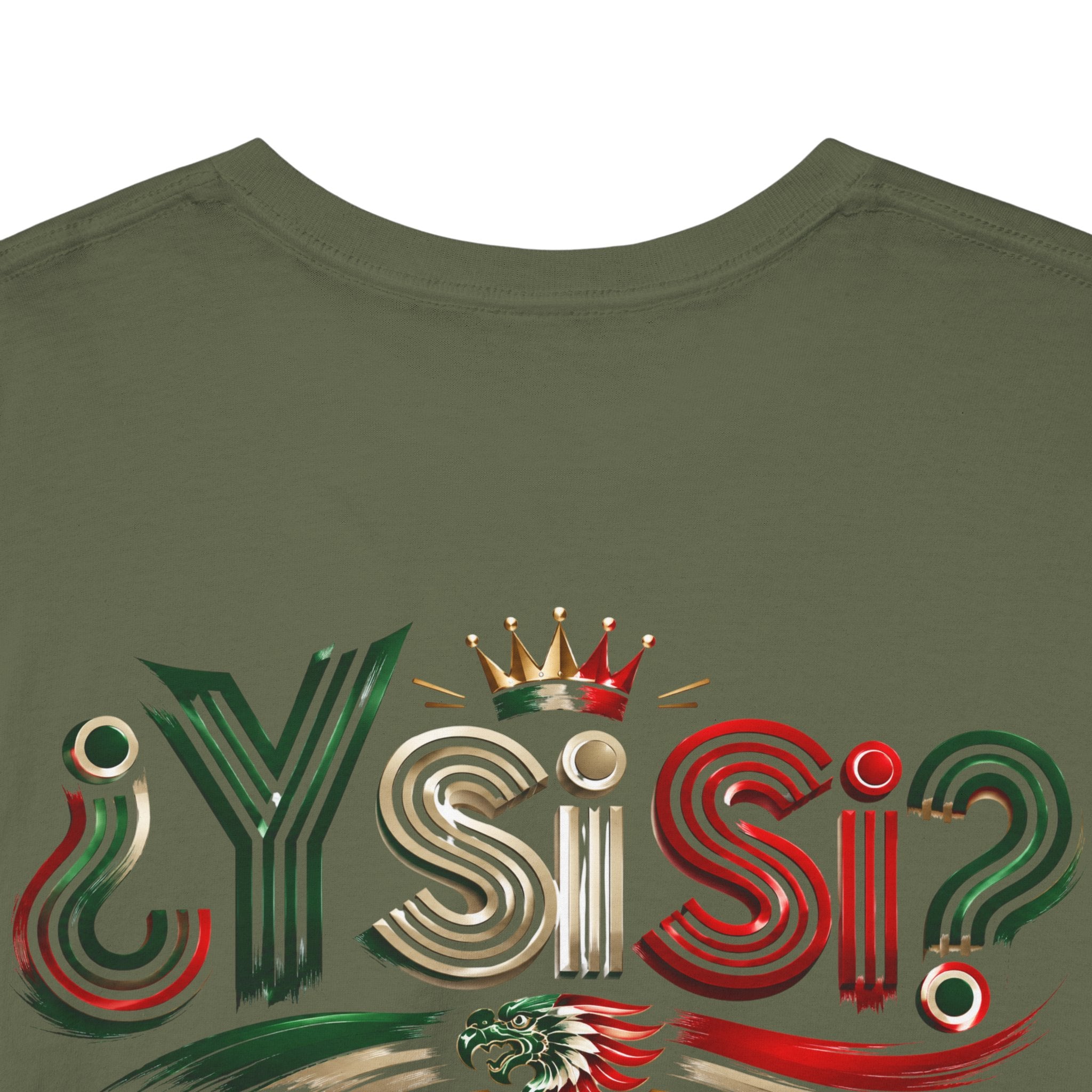 Unisex Heavy Cotton Tee Mexico Y  Si Si